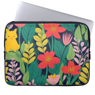 Jungle pattern laptop sleeve
