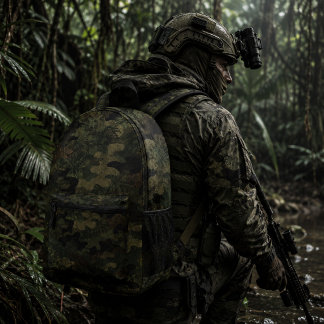 Jungle Phantom Tactical Camouflage Pattern Printed Backpack