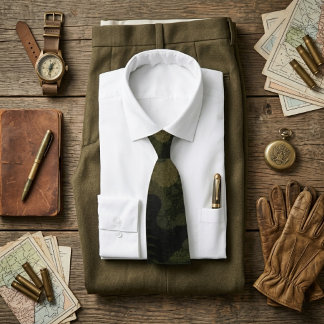 Jungle Phantom Tactical Camouflage Pattern Tie