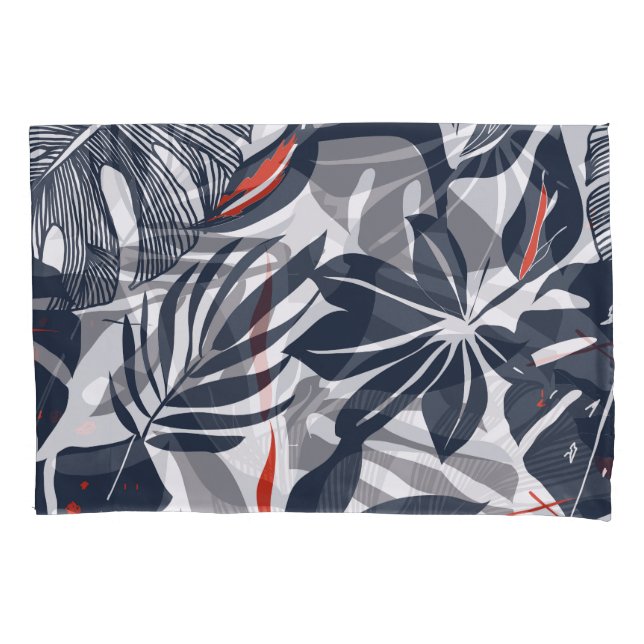 Jungle Plants: Floral Organic Seamless Pillowcase (Front)