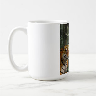 Jungle Queen Tiger Mug - Mystical Woman with Tiger