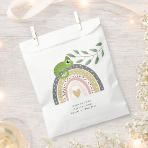 Jungle, Rainbow And Chameleon Baby Shower Favour Bag