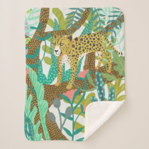 Jungle Roar - Cheetah Sherpa Blanket