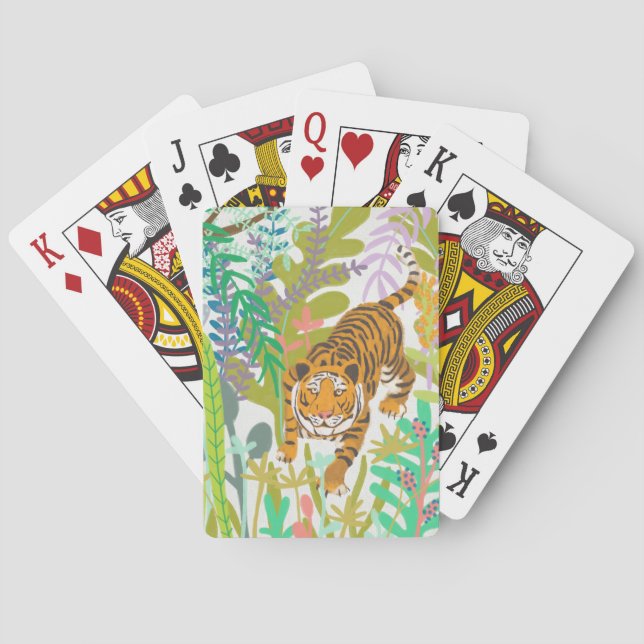 Jungle Roar - Tiger Playing Cards (Back)