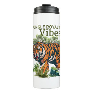 Jungle Royalty Vibes Thermal Tumbler