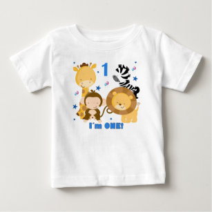 Jungle Safari 1st Birthday T-shirt