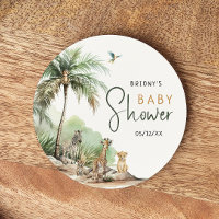 Jungle Safari Animals Baby Shower