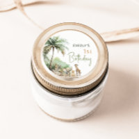 Jungle Safari Animals Birthday Party Favour Sticke