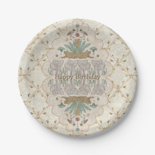 Jungle Safari Animals Paper Plate