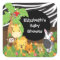 Jungle Safari Baby Animals Baby Shower Stickers