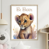 Jungle Safari Baby Lion Animal Print
