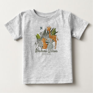 Jungle Safari Baby shower baby t-shirt