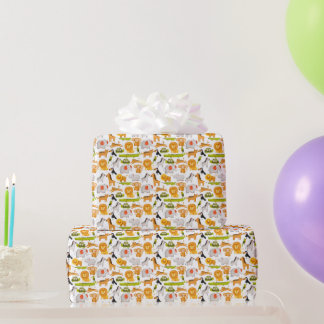 Jungle Safari Baby Shower Wrapping Paper