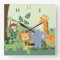 Jungle Safari Customizable Square Clock