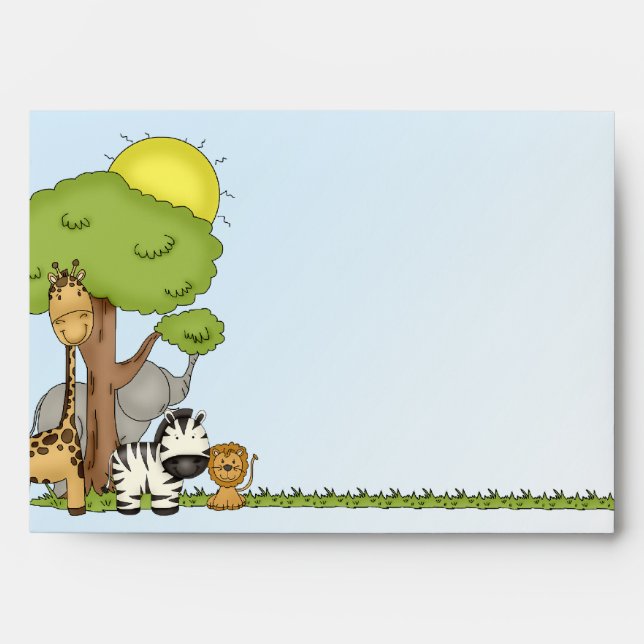 Jungle Safari Envelope (Front)
