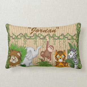 Jungle Safari Kid's Room Decorative Pillow