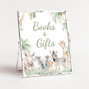 Jungle Safari Wild One Animals Books and Gifts Poster