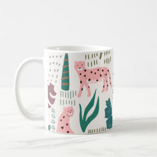 Jungle seamless pattern coffee mug