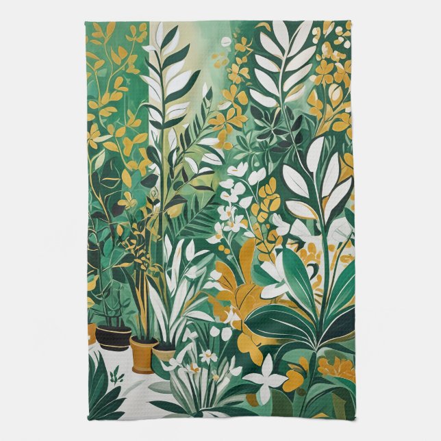 Jungle Serenade Tea Towel (Vertical)