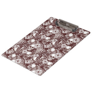 Jungle Skulls Clipboard