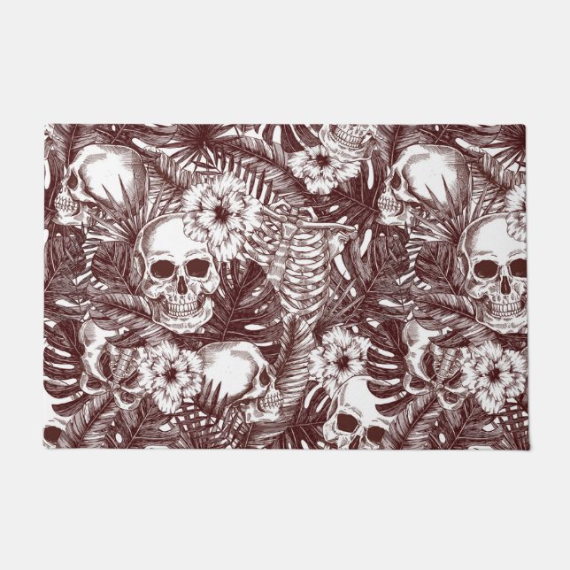 Jungle Skulls Doormat (Front)