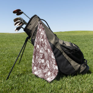 Jungle Skulls Golf Towel
