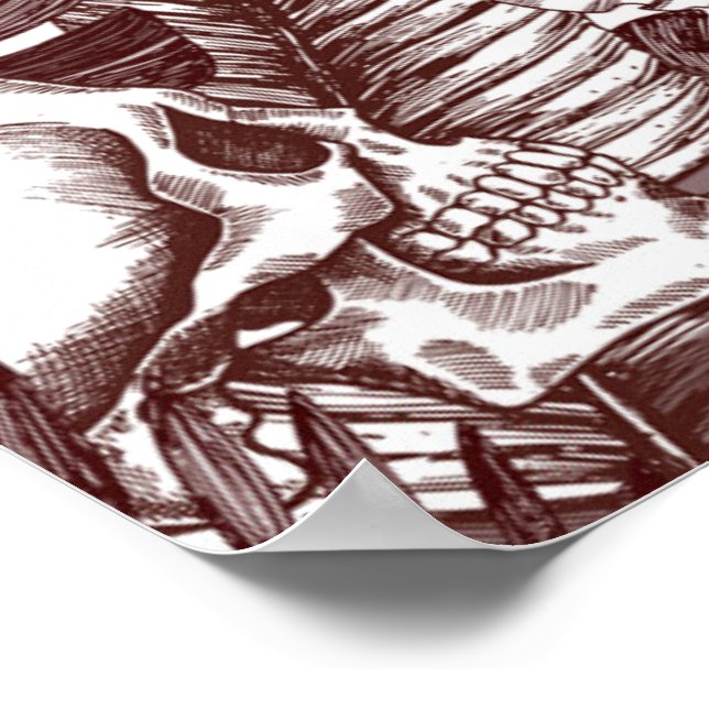 Jungle Skulls Poster (Corner)