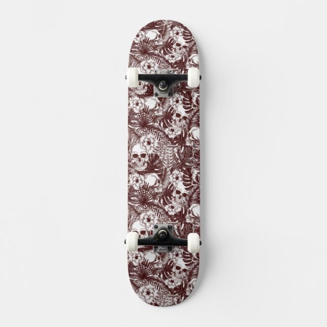 Jungle Skulls Skateboard (Front)