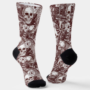 Jungle Skulls Socks #2