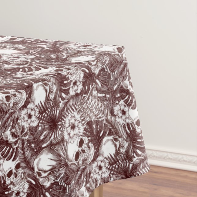 Jungle Skulls Tablecloth (In Situ)