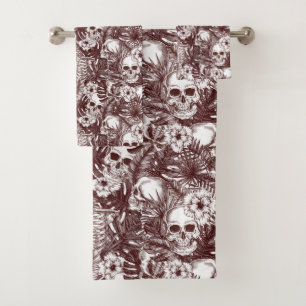 Jungle Skulls Towel Set