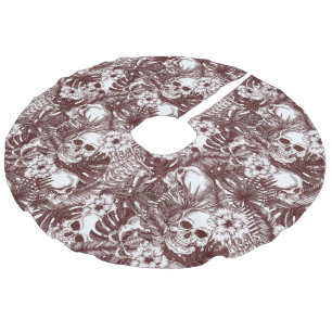 Jungle Skulls Tree Skirt