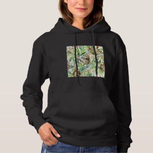 Jungle Sloth On Green Hoodie
