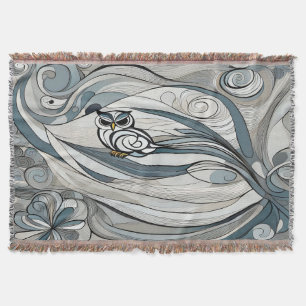Jungle Static Throw Blanket