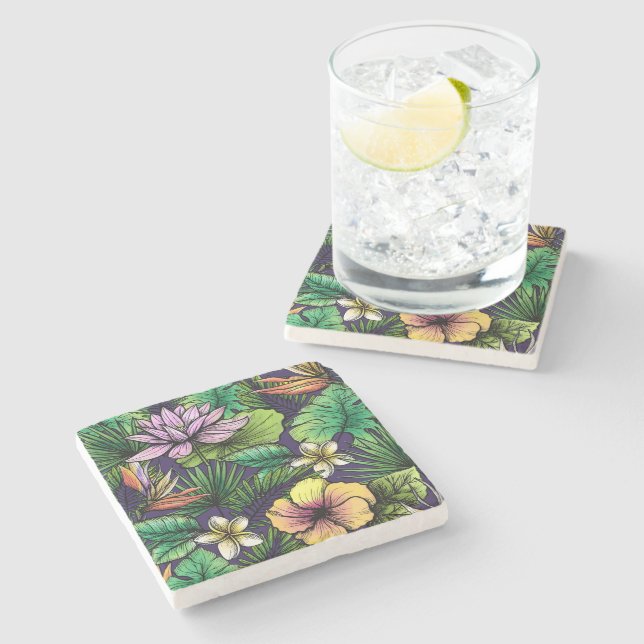 Jungle Stone Coaster (Side)