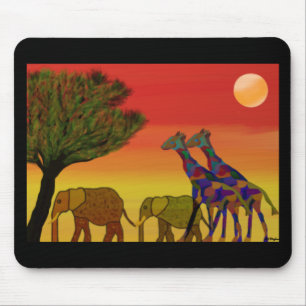 Jungle Sunset Mousepad
