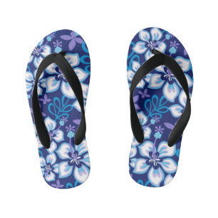 JUNGLE SURF (BLUE COMBO) KID'S THONGS