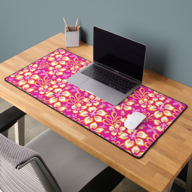 JUNGLE SURF (HOT PINK COMBO)  DESK MAT (Office 2)