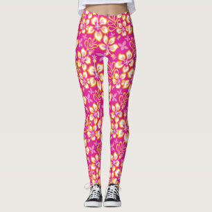 JUNGLE SURF (HOT PINK COMBO) LEGGINGS