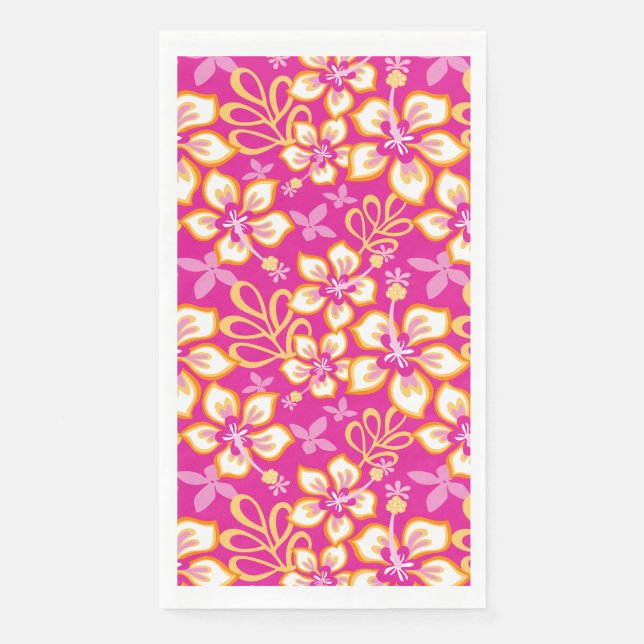 JUNGLE SURF (HOT PINK COMBO) NAPKIN (Front)