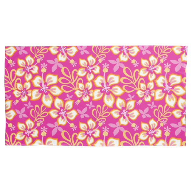 JUNGLE SURF (HOT PINK COMBO) PILLOWCASE (Front-Left)