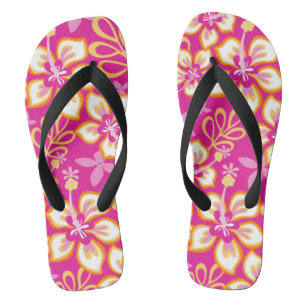 JUNGLE SURF (HOT PINK COMBO) THONGS