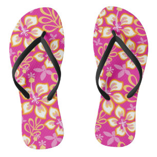 JUNGLE SURF (HOT PINK COMBO) THONGS