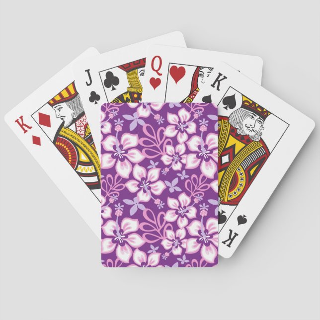 JUNGLE SURF (PURPLE COMBO) PLAYING CARDS (Back)
