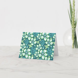 JUNGLE SURF (TEAL COMBO) THANK YOU CARD