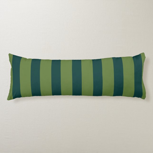 Jungle Swamp Stripes   Body Cushion (Front)
