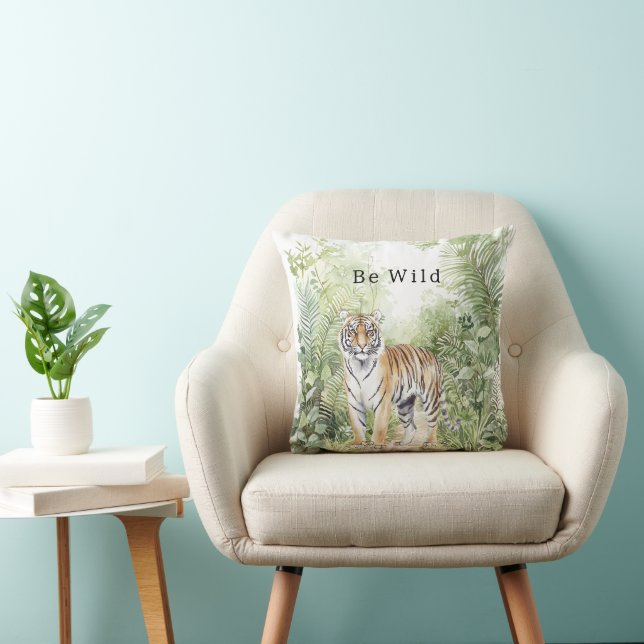 Jungle Tiger Birthday Cushion (Chair)