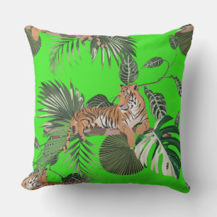 Jungle Tiger  Outdoor Pillow