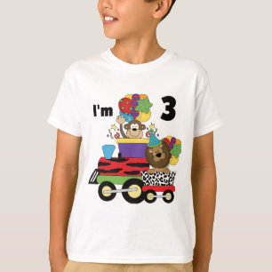 Jungle Train 3rd Birthday Tshirts and Gifts