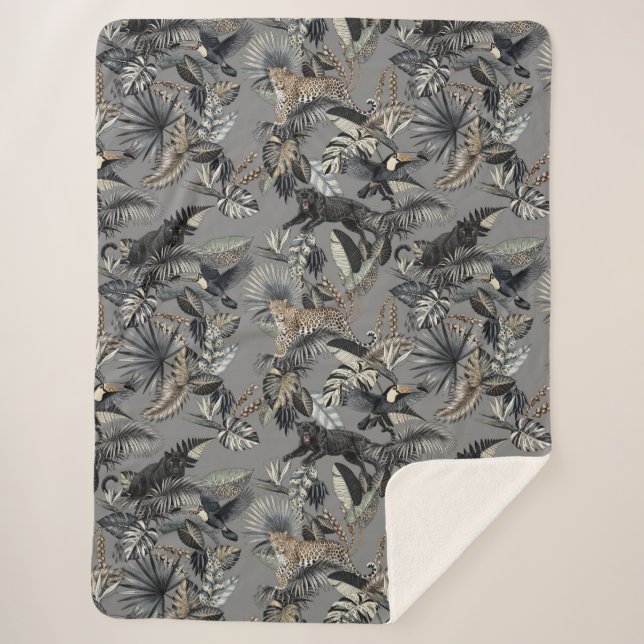 Jungle Trek Plush Blanket (Front)